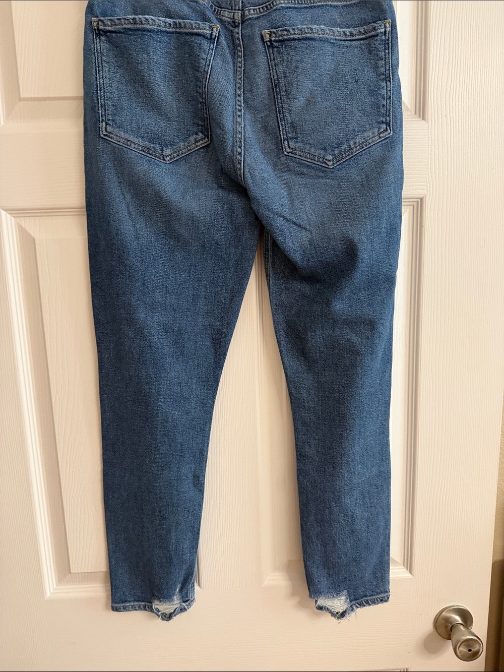 Agolde Men's Skinny Jeans in Medium Blue Wash - Picture 4 of 6